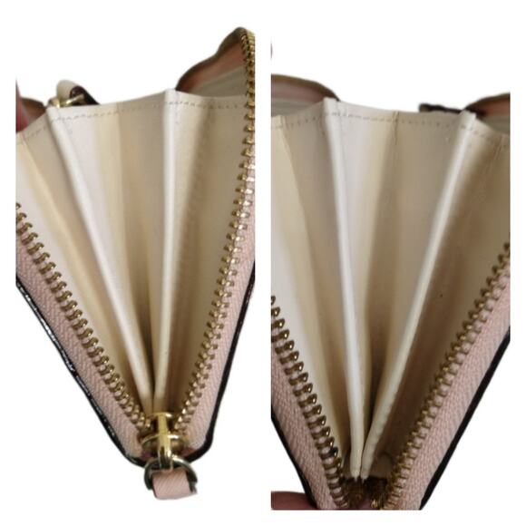 Kate Spade Light Pink Zip Around Wallet Leather Pre-Owned - Picture 16 of 16